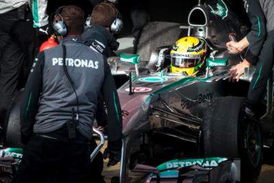 F1 Test Days 2013 Barcelone - Lewis Hamilton - Mercedes