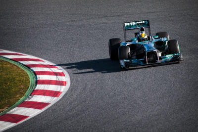 F1 Test Days 2013 Barcelone - Lewis Hamilton - Mercedes