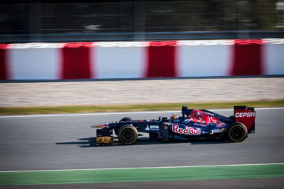 F1 Test Days 2013 Barcelone - Jean-Eric vergne -Toro Rosso