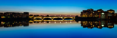 Panoramique du Pont des Catalans qui enjambe la Garonne à Toulouse - Frédéric Roustit