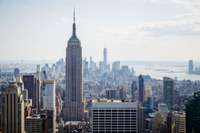 New York - Manhattan - Empire State Building from the Top of the Rock Observation Deck