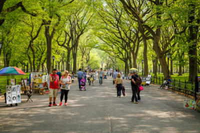 New York - Manhattan - Central Park - The Mall