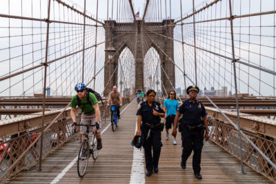 New York - Brooklyn Bridge - NYPD