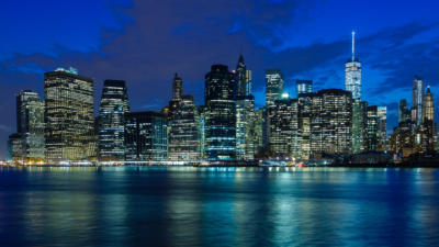 New York - Manhattan skyline from Brooklyn