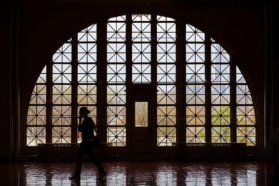 New York - Ellis Island window