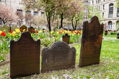 New York - Manhattan - Trinity church cemetery